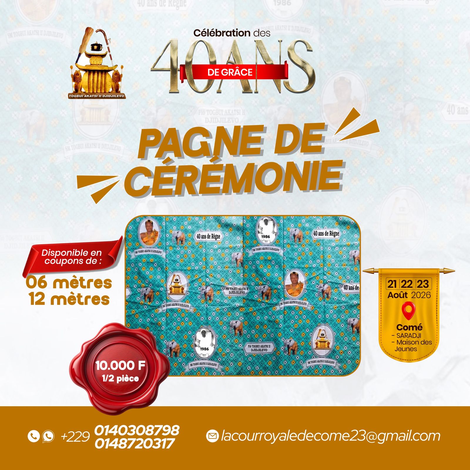 Pagne de cérémonie
