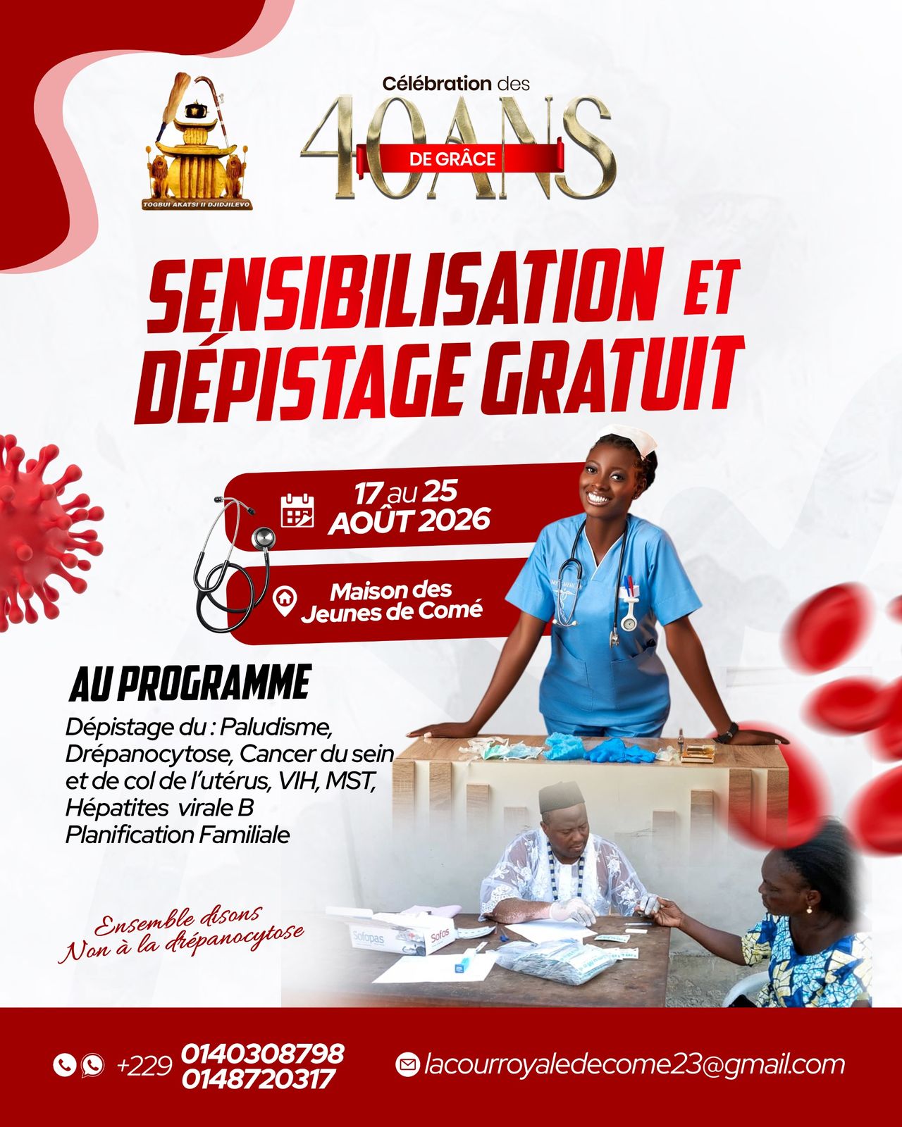 Sensibilisation et dépistage gratuit